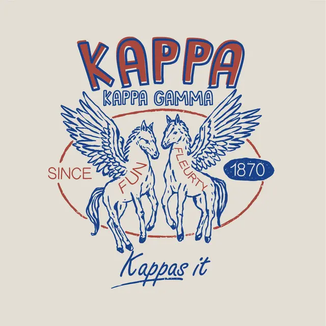 Kappa Kappa Gamma Winged Horses PR Shirt