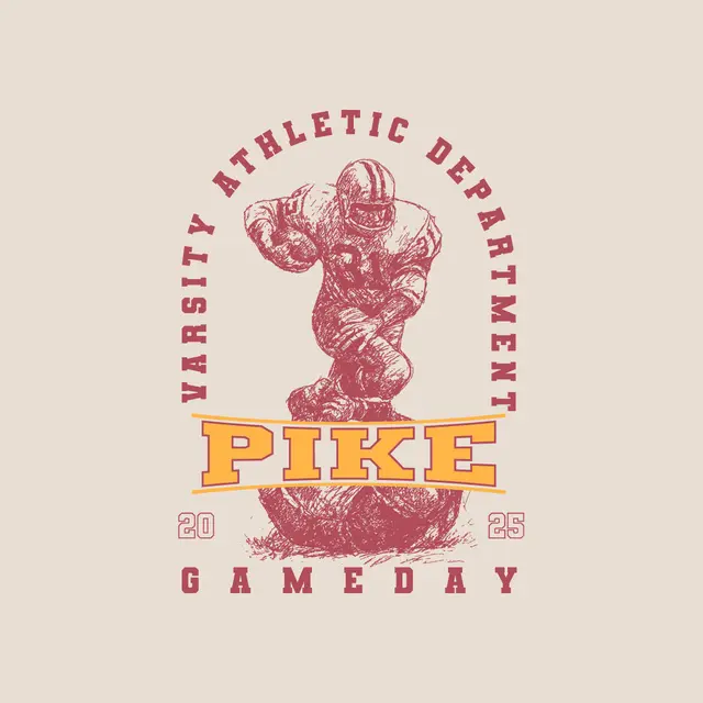 Pi Kappa Alpha Football Graphic Game Day Shirt