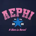 Alpha Epsilon Phi Curved Text Star Bid Day Tank