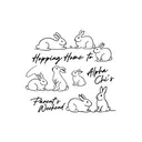 Alpha Chi Omega Playful Bunnies Parent's Weekend Crewneck