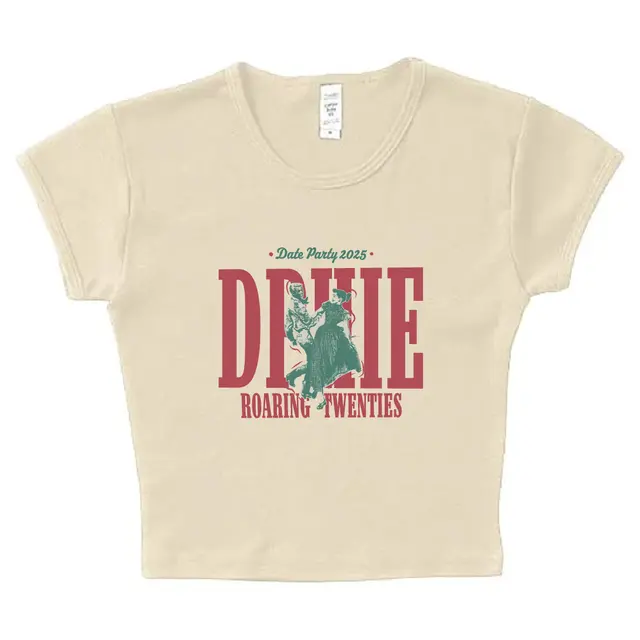 Delta Phi Epsilon Dance Illustration Roaring Twenties Date Party Shirt 2