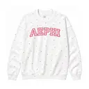 Alpha Epsilon Phi Stacked Block Lettering PR Sweater 2