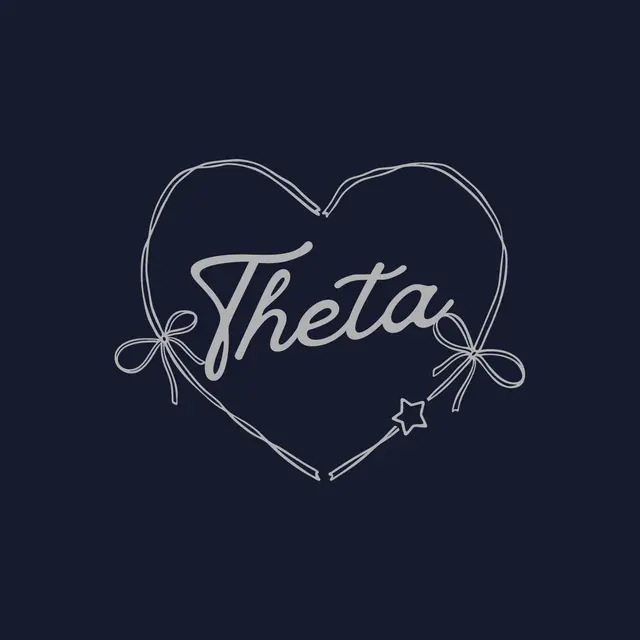 Kappa Alpha Theta Script Heart PR Tank