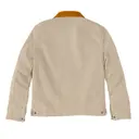 Carhartt Mens Rugged Flex® Duck Relaxed Fit Detroit Jacket Sand Dune Back