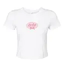 Zeta Tau Alpha Pink Bow and Oval Patch Philanthropy Shirt 2