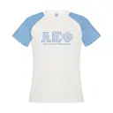 Alpha Epsilon Phi Gingham Lettering Rush Shirt 2