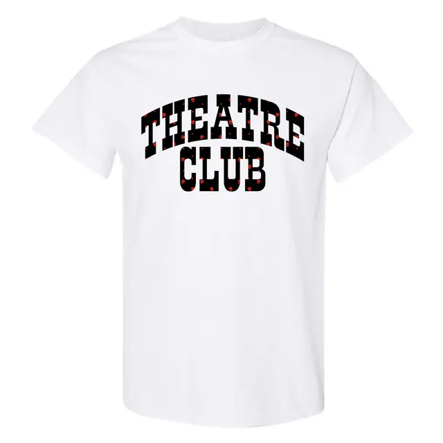 Theatre Club Bold Text with Masks PR Shirt 2
