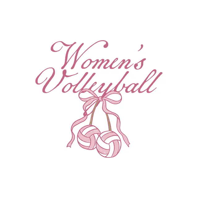 Women's Volleyball Script Text with Volleyballs PR Shorts