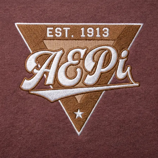 Alpha Epsilon Pi Triangular Vintage Design PR Hoodie