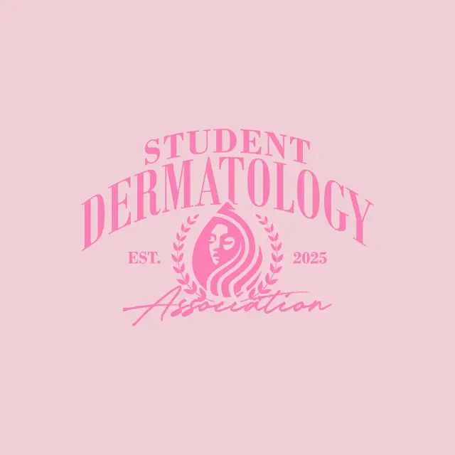 Student Dermatology Association Pink Crest PR Shirt
