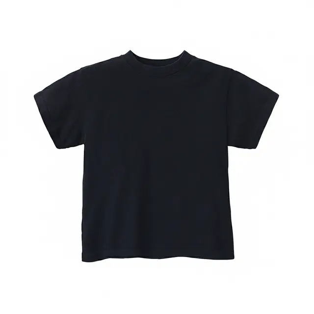 Los Angeles Apparel Toddler S/S Grmnt Dye Tee 18101gd Black Front