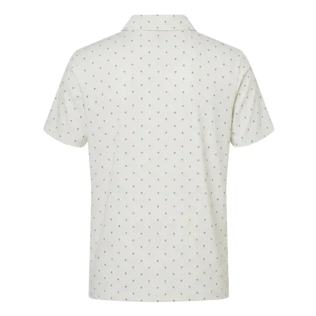 Adidas Men's Ultimate365 Pine Tree Polo - A574 White Grey Three Back