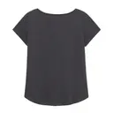 US Blanks Ladies' Recycled Scoop Blouse Anthracite Back