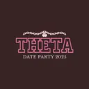 Kappa Alpha Theta Chain Text Date Party Shirt