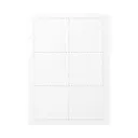Flat lay for SSLP-SS-WHITE-4X6-GLOSS (Front)