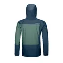 Ortovox Deep Shell 3L Jacket - Men's ortl0bh Deep Ocean Back