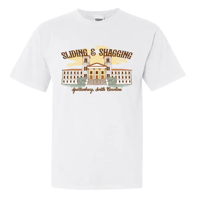 Sliding & Shagging Vintage Building PR Shirt 2