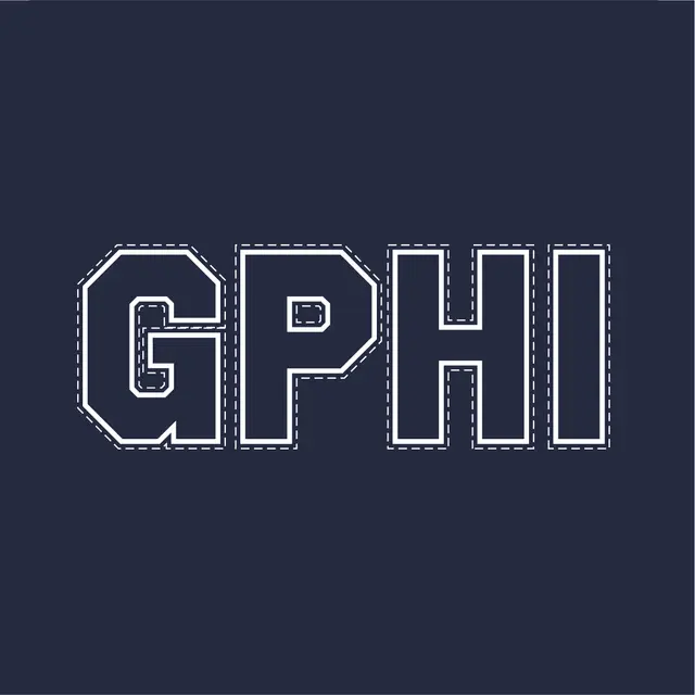 Gamma Phi Beta Bold Block Text PR Shorts