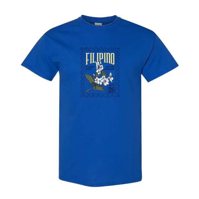 Filipino Student Association Floral Stamp Graphic PR Shirt 2