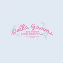 Delta Gamma Starry Script Recruitment Shirt