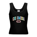 Chi Omega Colorful Block Lettering PR Tank 2