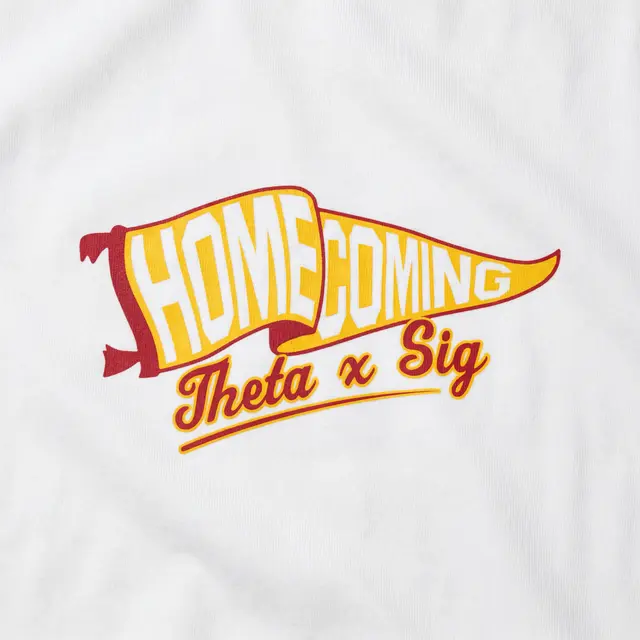 Kappa Alpha Theta Homecoming Pennant Style Crewneck