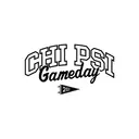 Chi Psi Bold Block Text Game Day Hoodie
