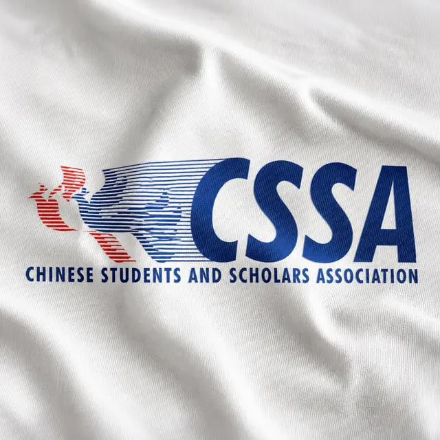 Chinese Students and Scholars Association Dynamic Lines Graphic Shirt