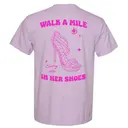 Walk A Mile High Heel Illustration Philanthropy Shirt 2