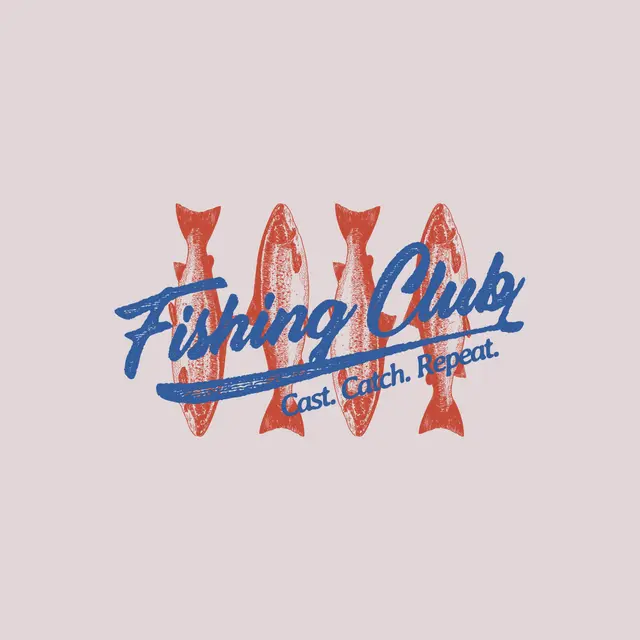 Fishing Club Bold Fish Graphic PR Shirt