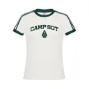 Sigma Delta Tau Block Lettering Camp Graphic Shirt 2