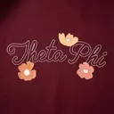 Theta Phi Floral Script PR Tank