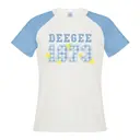 Delta Gamma Plaid Text PR Shirt 2
