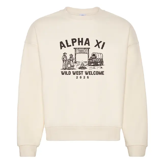 Alpha Xi Delta Wild West Welcome Parent's Weekend Crewneck 2