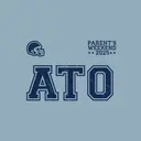 Alpha Tau Omega Bold Helmet Text Parent's Weekend Sweater