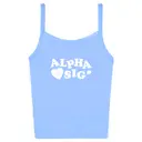 Alpha Sigma Alpha Heart Text Date Party Tank 2
