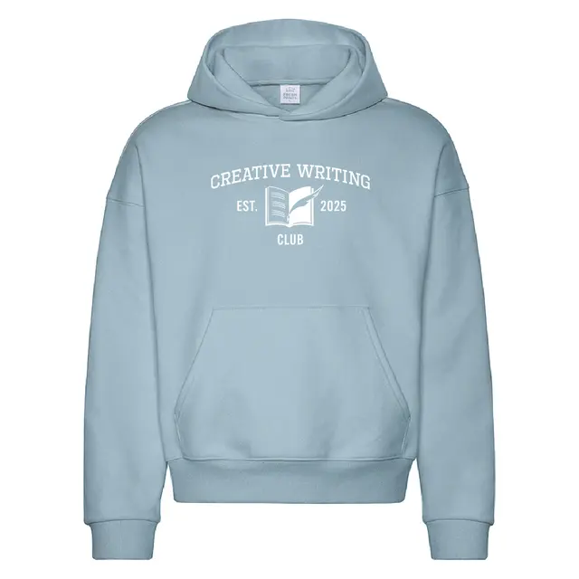 Creative Writing Club Open Book Graphic PR Hoodie 2
