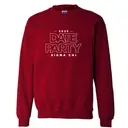 Sigma Chi Bold Block Text Date Party Crewneck 2