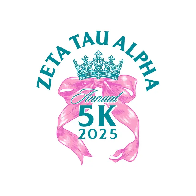 Zeta Tau Alpha Crown and Ribbon Philanthropy Shirt