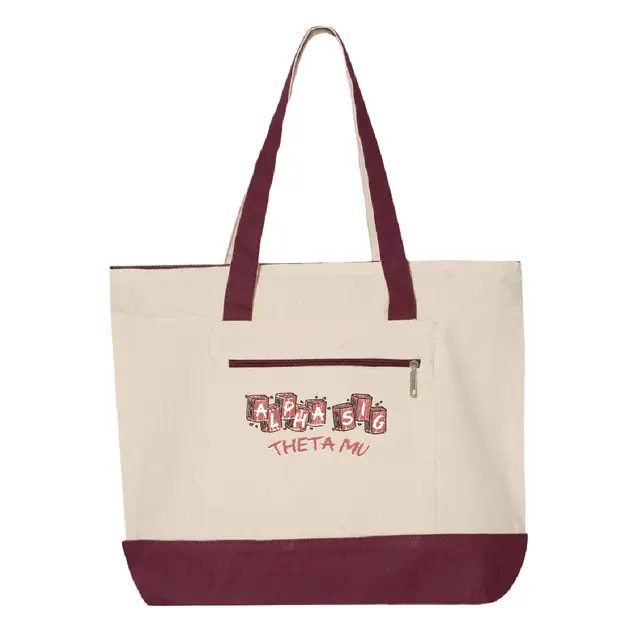 Alpha Sigma Alpha Block Lettering PR Tote 2