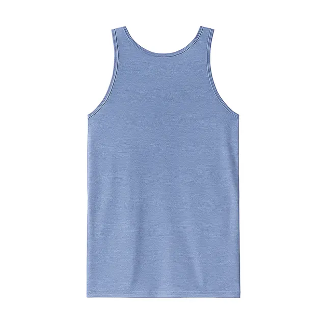 Los Angeles Apparel Tri Blend Tank 3.7oz Athletic Blue Back