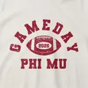 Phi Mu Football Graphic Game Day Shirt