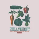 Zeta Tau Alpha Veggie Illustration Philanthropy Shirt