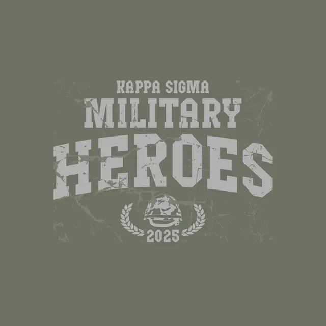 Kappa Sigma Distressed Military Heroes Philanthropy Shirt