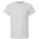 Gildan Adult Ultra Cotton 6 Oz. Pocket T-Shirt g230 Ash Front