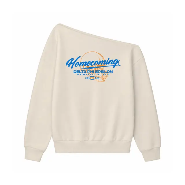 Delta Phi Epsilon Scripted Homecoming Football Hoodie 2