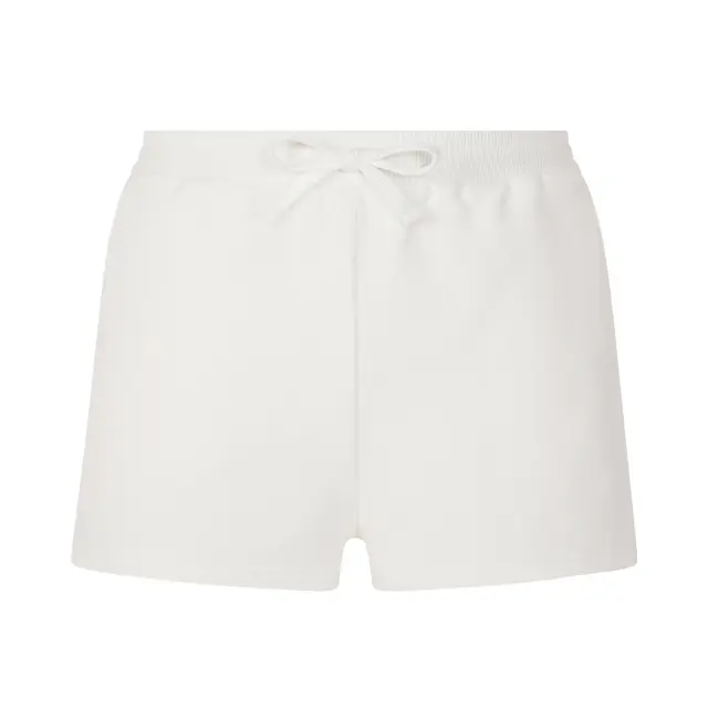 Fresh Prints FP119 Savannah Midweight Sweat Shorts White mto Front