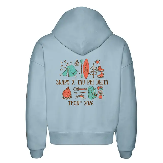 Student Nurses Association Camping Icons Retreat Hoodie 2