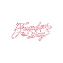 Alpha Gamma Delta Script Text Founder's Day Crewneck