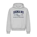 Sigma Nu Skiing Illustration Retreat Hoodie 2
